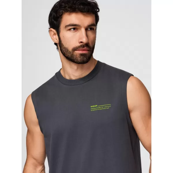  Herren-T-Shirt OMBRE OM-TSTT-0243 GRAPHIT 