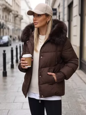 Damenjacke DSTREET TY5894 BRAUN