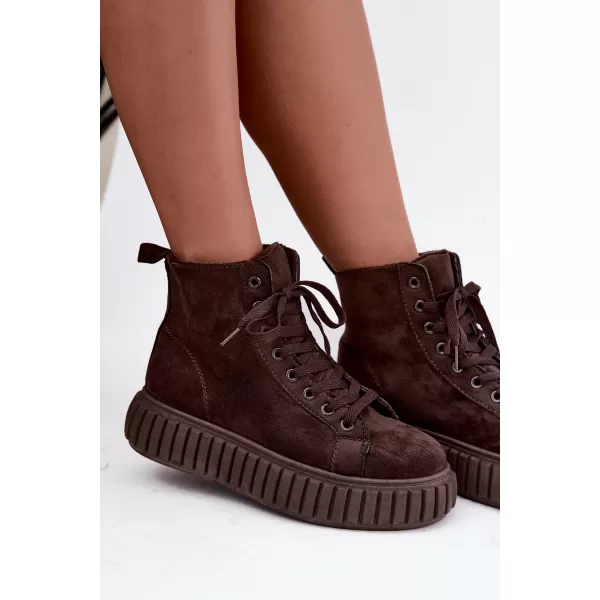  Damen-Sneaker BOTO LA372 BRAUN 
