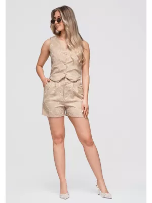 Damen-Shorts OMBRE OW-ST-E0019 TAUPE