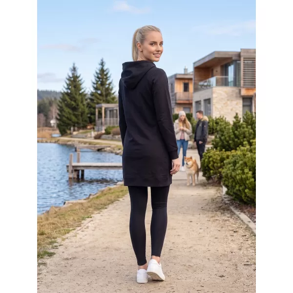 Erweitertes Damen-Sweatshirt ALTISPORT ALW091419 SCHWARZ UND GOLD 