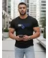 Herren-T-Shirt DSTREET NX5017R SCHWARZ
