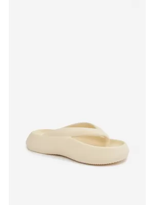 Damen-Flip-Flops BOTO SS-125 BEIGE