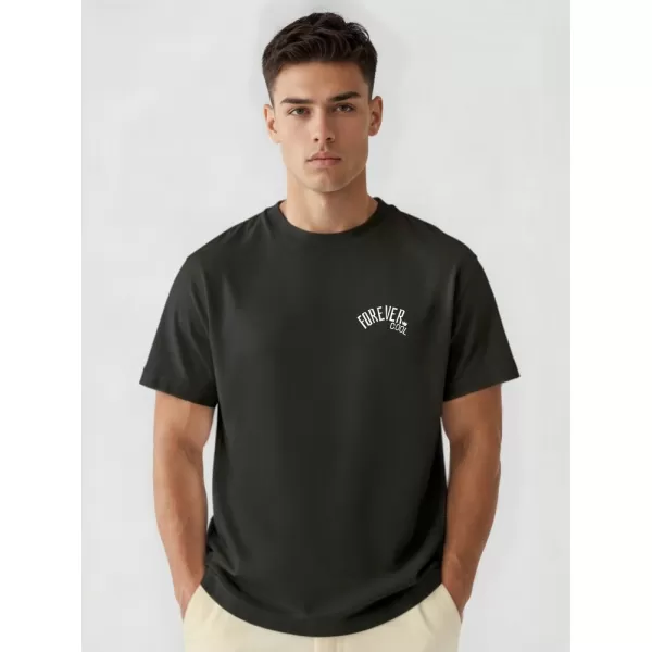  Herren-T-Shirt DSTREET NX4010R-BK-O SCHWARZ 