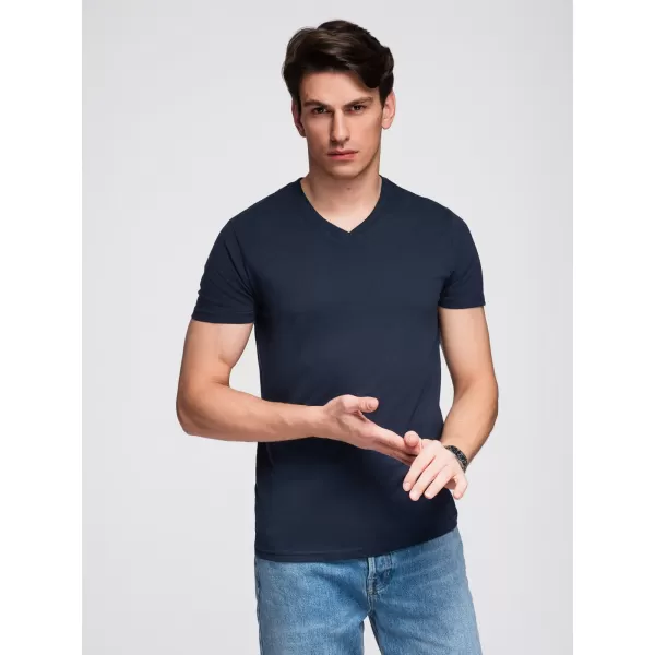  Herren-T-Shirt OMBRE OM-TSBS-0281 WEIß/SAND/MARINE 