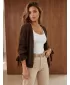Damenpullover DSTREET MY2564 BRAUN