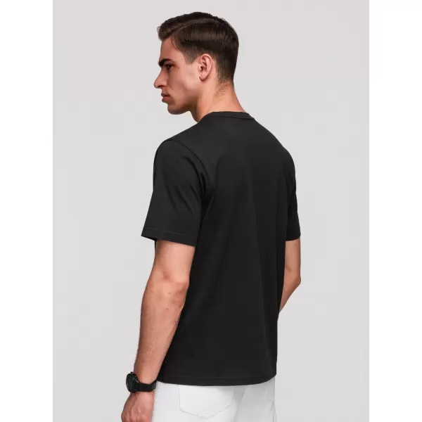  Herren-T-Shirt OMBRE OM-TSPT-0286 SCHWARZ 