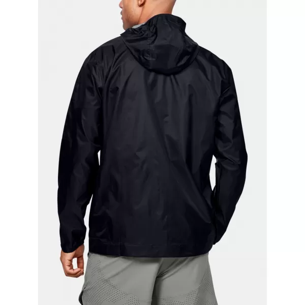  Herrenjacke UNDER ARMOUR CLOUDBURST STORM SHELL 1350950-001 SCHWARZ 