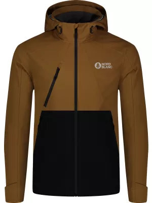 Wasserdichte Herrenjacke NORDBLANC OVERLOOK NBSSM8315 BRAUN