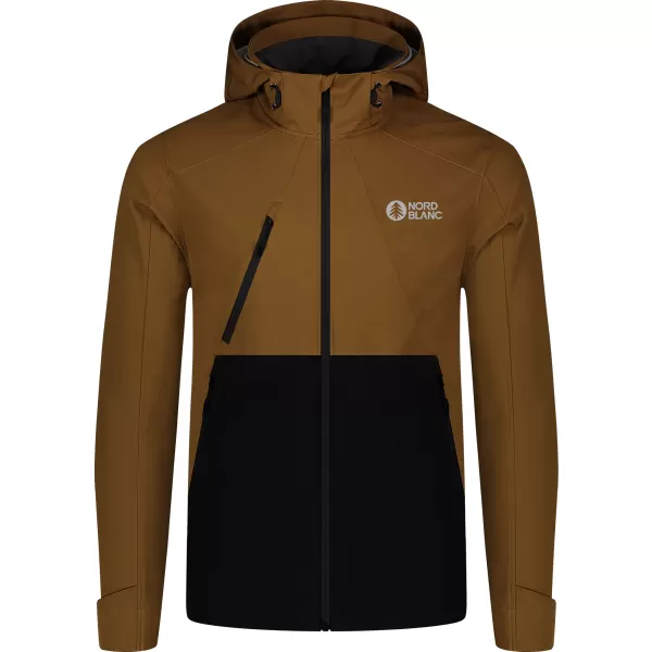  Wasserdichte Herrenjacke NORDBLANC OVERLOOK NBSSM8315 BRAUN 