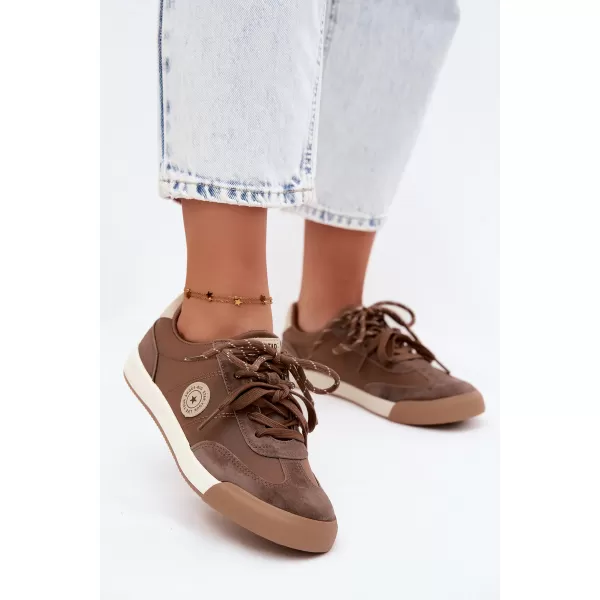  Damen-Sneaker BIG STAR SHOES UU274002 BRAUN/BEIGE 