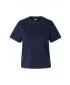 Damen-T-Shirt URBAN CLASSICS TB8574-01641 MITTERNACHTSMARINE