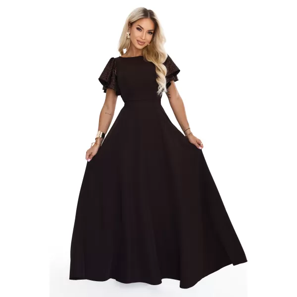  Kleid NUMOCO MIRELLA 694-2 SCHOKOLADENBRAUN 