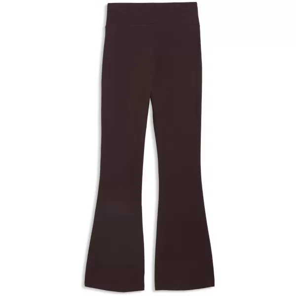  Leggings für Damen PUMA ESS HIGH-WAIST FLARED LEGGINGS 63154233 SCHOKOLADENFONDUE 