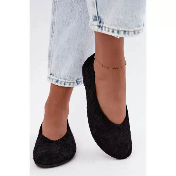  Ballerinas für Damen BOTO 9867 SCHWARZ 