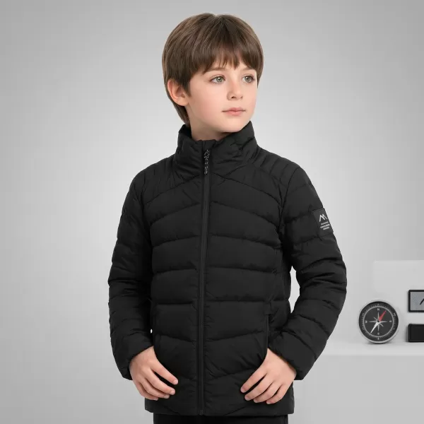  Ultraleichte Kinderjacke ALPINE PRO RETERO SCHWARZ 
