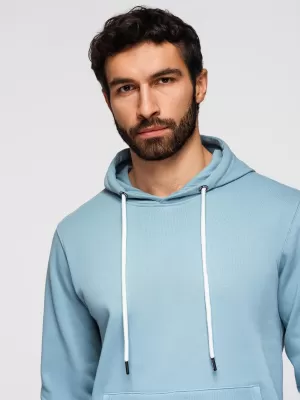 Herren-Sweatshirt OMBRE OM-SSBN-0270 BLAU