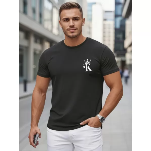  Herren-T-Shirt DSTREET NX5104R-BK SCHWARZ 