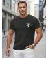 Herren-T-Shirt DSTREET NX5104R-BK SCHWARZ