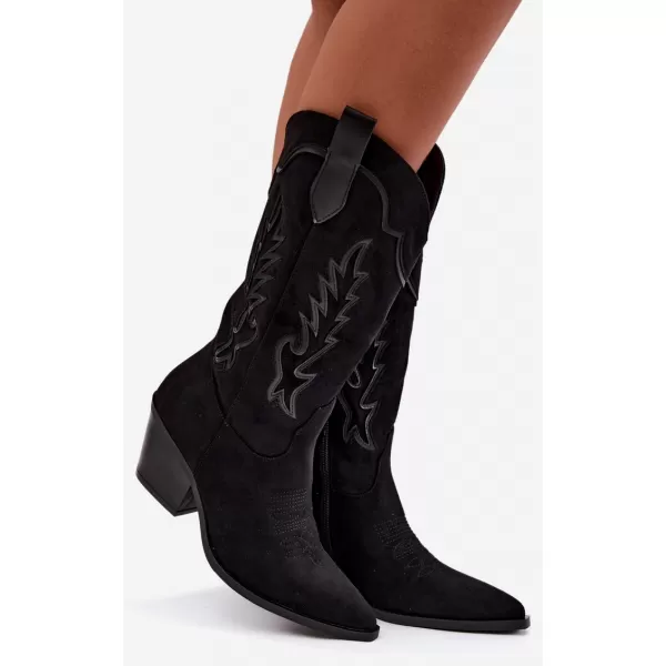  Damenstiefel BOTO 2586A SCHWARZ 