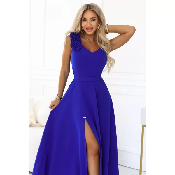  Damenkleid NUMOCO 643-8 KORNBLUMENBLAU 