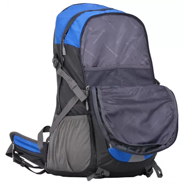  Outdoor-Rucksack ALPINE PRO PERME DUNKLES ECHTES GRAU 