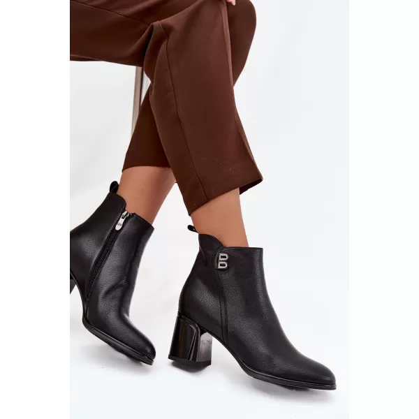  Damen-Stiefeletten BOTO 25BT24-9213 SCHWARZ 