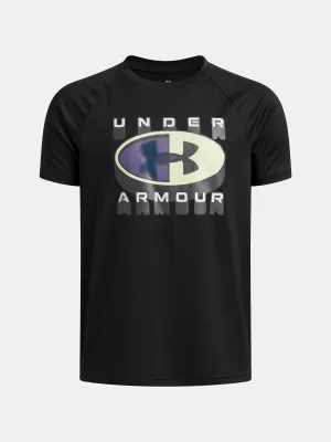 T-Shirt für Jungen UNDER ARMOUR B TECH GRAPHIC SS 6009615-001 SCHWARZ
