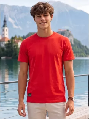 Herren-T-Shirt ALTISPORT NP/ALMST20001 SCHARLACHROT