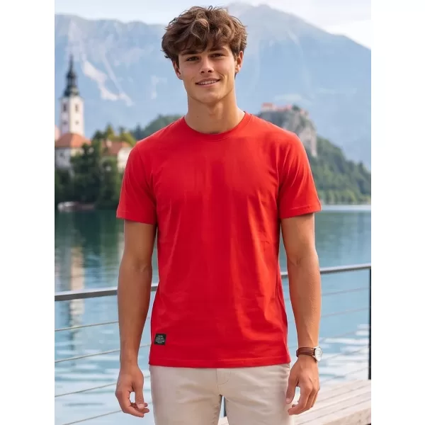  Herren-T-Shirt ALTISPORT NP/ALMST20001 SCHARLACHROT 