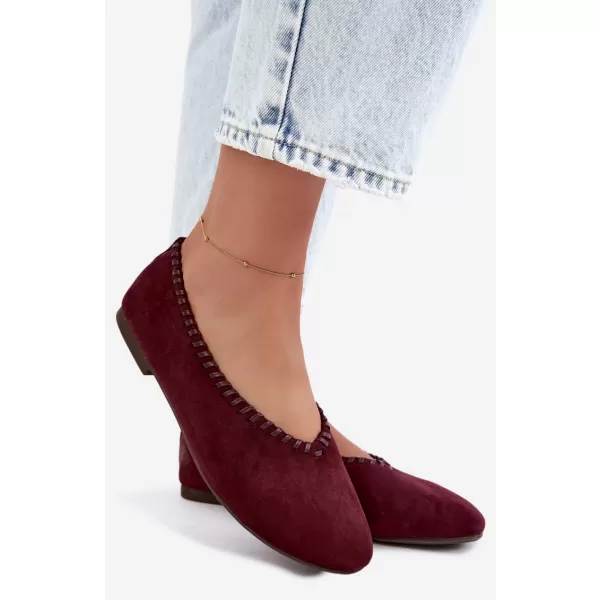  Ballerinas für Damen BOTO 9897 WEIN 