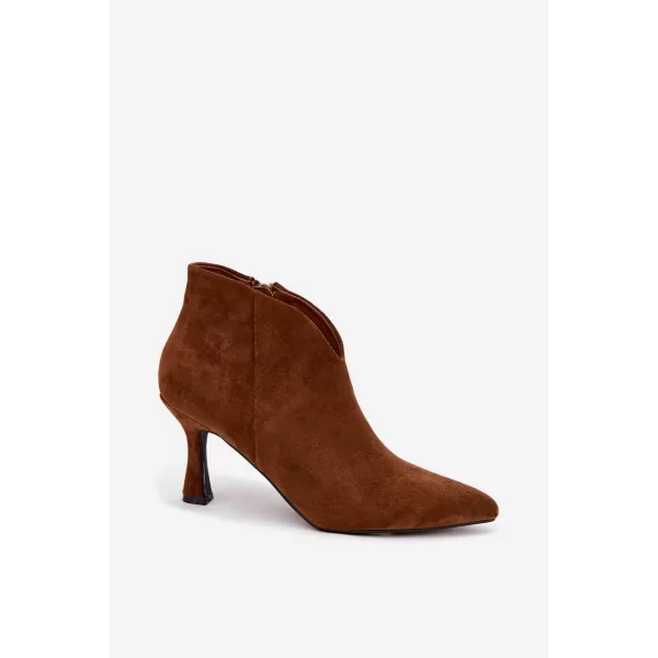  Damen-Stiefeletten BOTO D-219 KAMEL 
