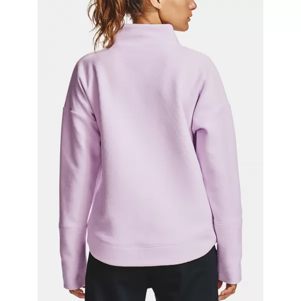  Damen-Sweatshirt UNDER ARMOUR RECOVER FLEECE WRAP NECK 1356347-570 LILA 