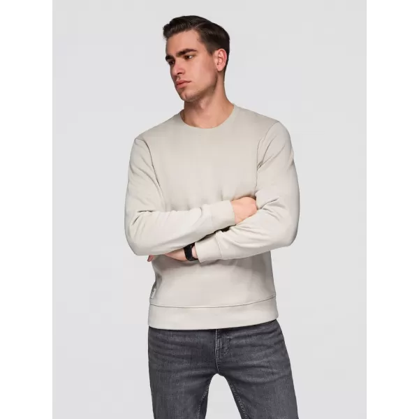  Herren-Sweatshirt OMBRE OM-SSBN-0271 HELLBEIGE 