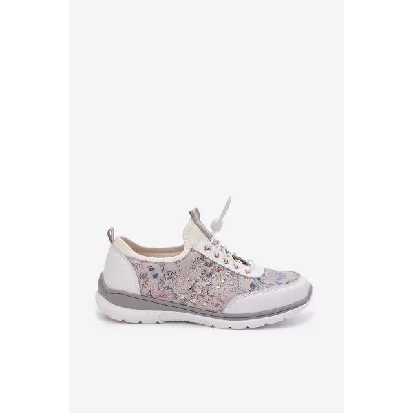  Damen-Sneaker D&A GR61-5990 WEIß 