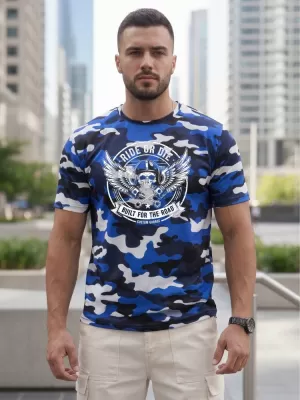 Herren-T-Shirt DSTREET NX2004R-BL-M BLAU