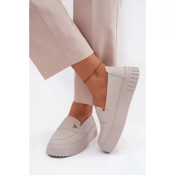  Damen-Stiefeletten VINCEZA 93218 BEIGE 