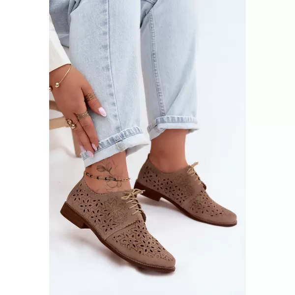 Damen-Stiefeletten ZAZOO 4156/HOGL BEIGE 