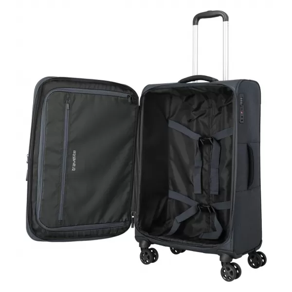  Koffer TRAVELITE Kick Off 4w M exp ANTHRAZIT 