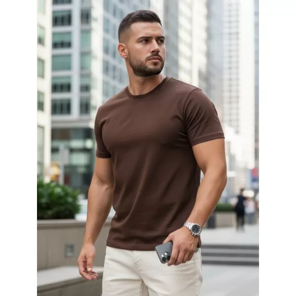  Herren-T-Shirt DSTREET RX5679 BRAUN 