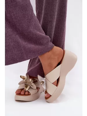 Damenhausschuhe VINCEZA 41511 BEIGE