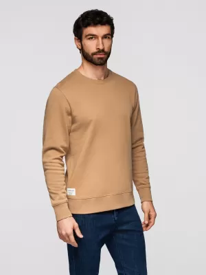 Herren-Sweatshirt OMBRE OM-SSBN-0271 BRAUN