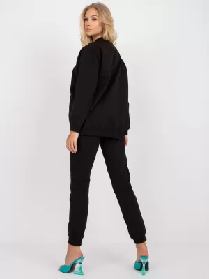 Damen-Sweatshirt BASIC FEEL GOOD AP-BL-A-R001 NOIR