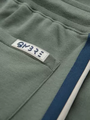 Herren-Shorts OMBRE Z128 CREME/OLIV