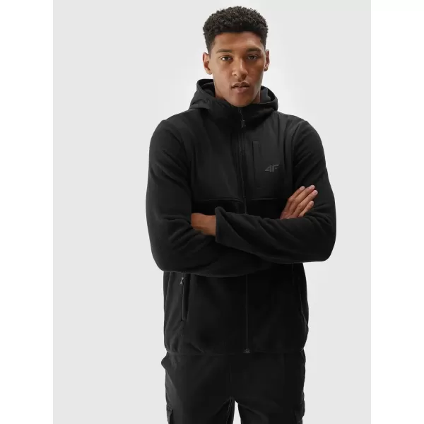  Herren-Sweatshirt 4F WMM00TSWSM1768 TIEFSCHWARZ 