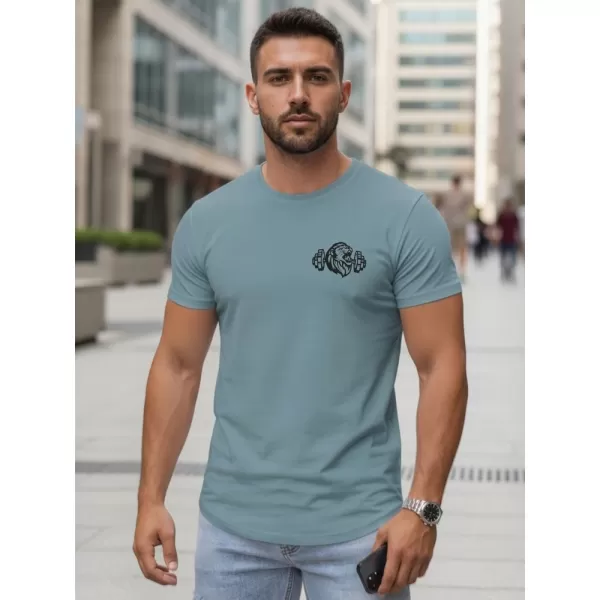  Herren-T-Shirt DSTREET NX5084R BLAU 