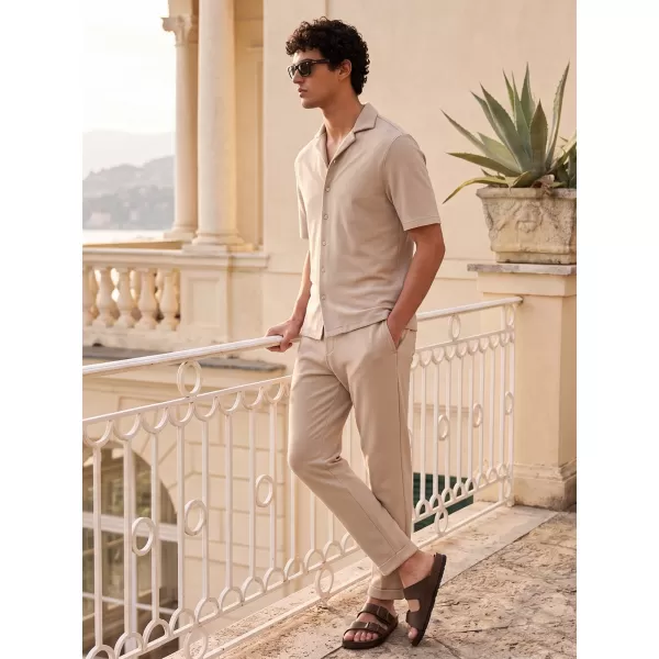  Herrenhemd OMBRE OM-SHCS-0220 BEIGE 
