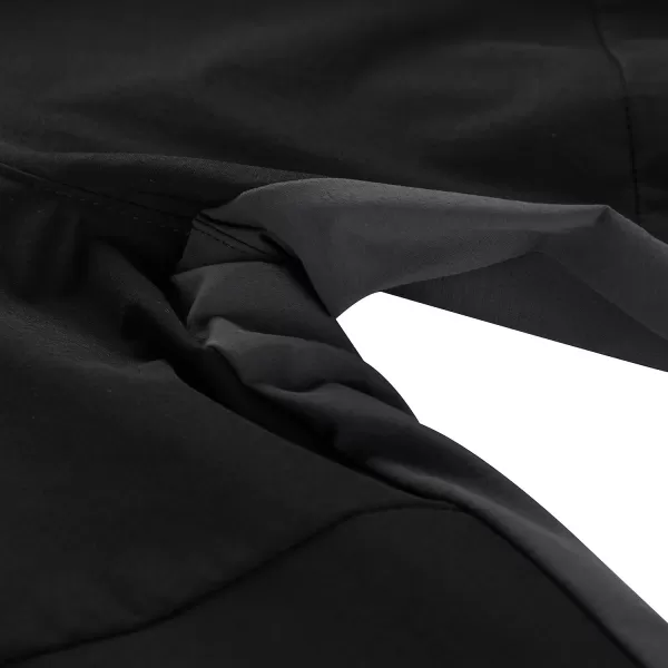  Softshellhose für Damen ALPINE PRO AKANA 3 SCHWARZ 