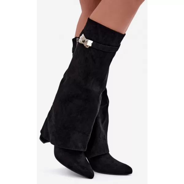  Damenstiefel BOTO CLS-657 SCHWARZE MATTE 