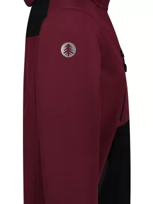 Wasserdichte Herrenjacke NORDBLANC OVERLOOK NBSSM8315 BURGUND